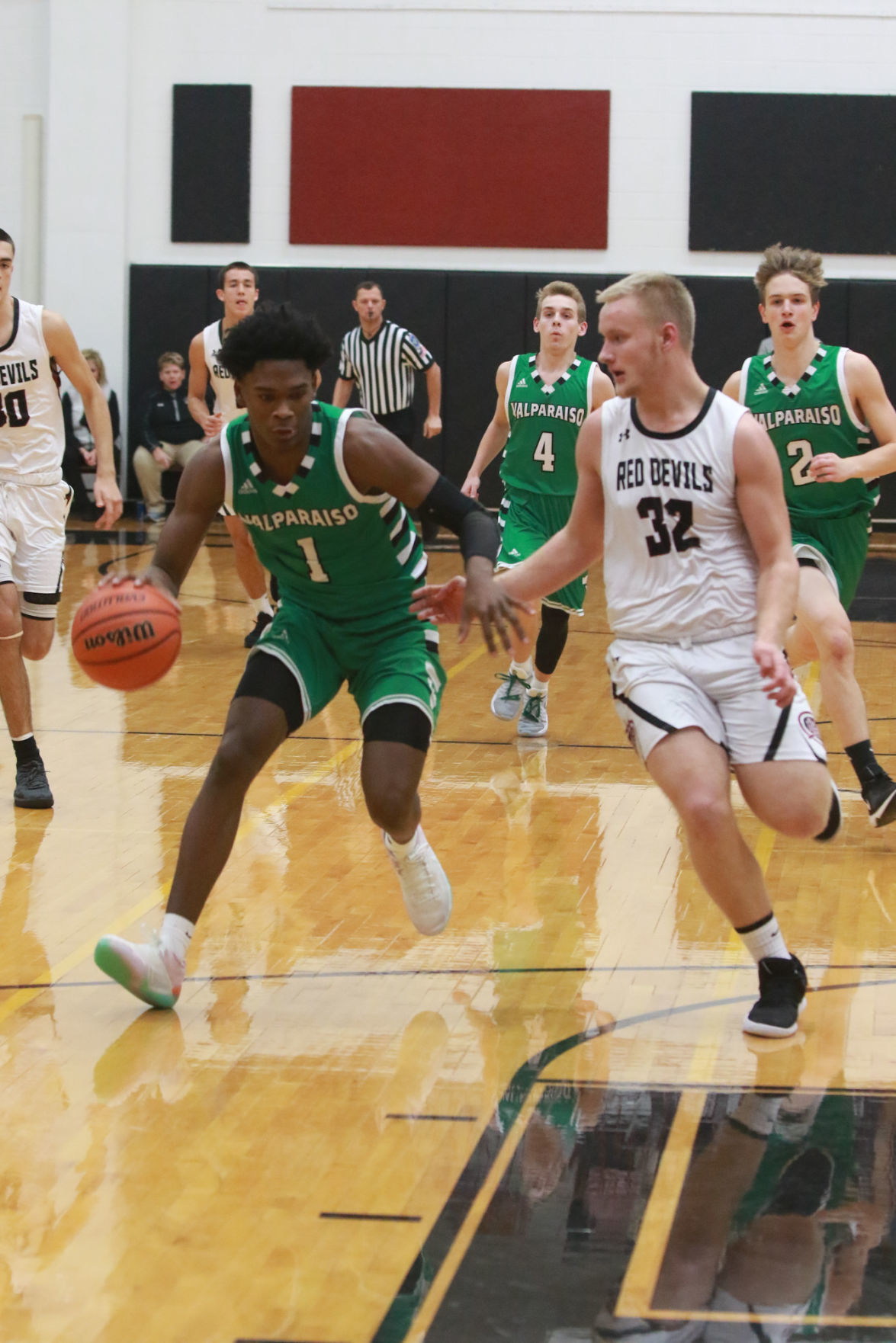 Gallery: Boys basketball - Valparaiso at Lowell